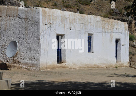 Traditionelle Architektur in die Bergdörfer des Nuratau ridge, zentrale Usbekistan Stockfoto