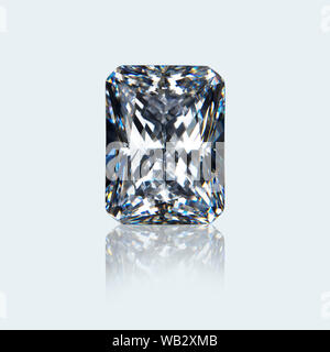 Radiant emerald Diamond Cut. Stockfoto