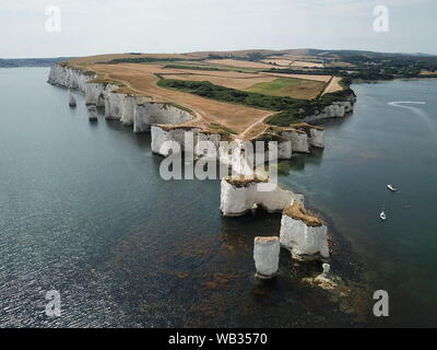 Old Harry Rocks, Poole, Dorset Stockfoto