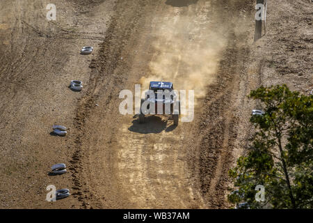 Monza Park, Ballarat, Victoria, Australien. 24. August 2019. Die dritte Runde der Dewalt SXS australischen Chapionships. #42 Mitch Keyte Fahren seines SXS-Turbo. Credit: Brett Keating/Alamy leben Nachrichten Stockfoto