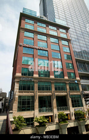 325 North Wells früher Lager für Chase und sandborn Coffee Company nun die Chicago School Chicago Illinois Vereinigte Staaten von Amerika Stockfoto