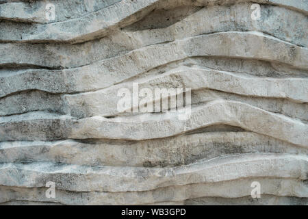 In der Nähe von schönen weißen Stein Schichten von Marmor Hintergrund. Stockfoto