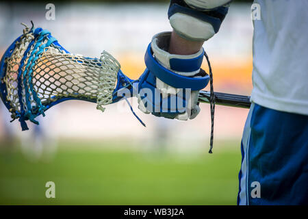 Lacrosse-amerikanischen teamsports themed Foto Stockfoto