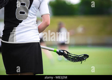 Lacrosse-amerikanischen teamsports themed Foto Stockfoto