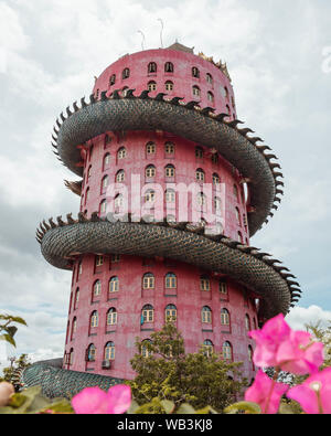 Wat Samphran, Drachen, Tempel, Bangkok, Thailand Stockfoto