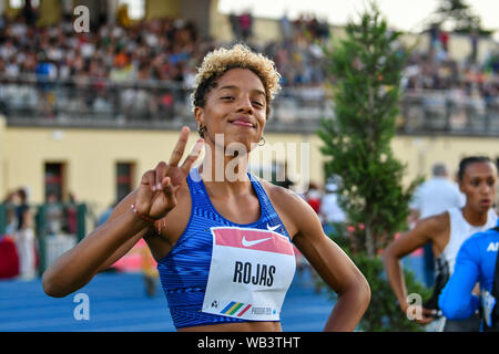 ROJAS YULIMAR (VEN) SALTOTRIPLO DONNE während Xxxiii° Treffen von Padova, Padova, Italien, 16. Jun 2019, Athletik Athletik Internationals Stockfoto