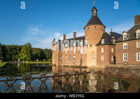 Wasserschloss Burg Anholt, Isselburg,, 92660 | Burg Anholt, Wasserburg, Bocholt, Nordrhein-Westfalen, Deutschland, Europ. Stockfoto