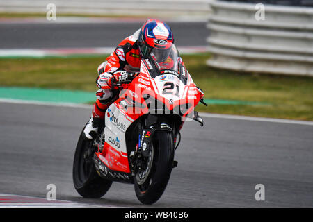 21 RINALDI während Pata Riviera von Rimini Runde 7 World Sbk-Rennen 1, Misano Adriatico, Italien, 22. Jun 2019, Motoren World SuperBike-SBK Stockfoto