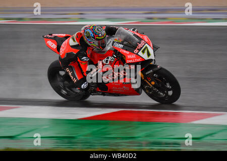 7 CHAZ DAVIES während Pata Riviera von Rimini Runde 7 World Sbk-Rennen 1, Misano Adriatico, Italien, 22. Jun 2019, Motoren World SuperBike-SBK Stockfoto