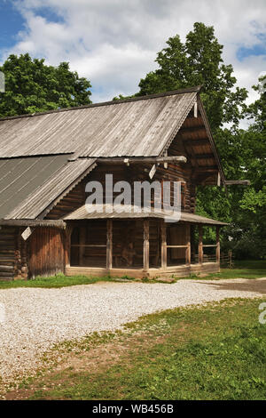 Blick auf Vitoslavlitsy Dorf in der Nähe von Nowgorod. Russland Stockfoto