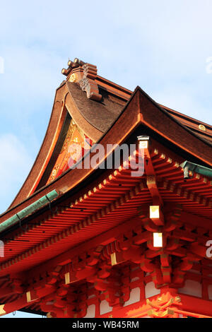 Fushimi Inari taisha tausend Schreine in Kyoto, Japan Stockfoto