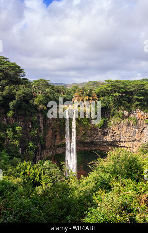 Die malerische Alexandra fällt auf der Afrikanischen Insel Mauritius Stockfoto