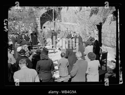 Ostern Morgen beim Gartengrab, April 9, 1939. Gebet Abstract / Medium: G. Eric und Edith Matson Fotosammlung Stockfoto