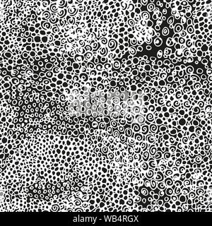 Nahtlose Hand gezeichnet Doodle grafische Muster. Hand gezeichnet Textur. Zeichnung Textur. Hand Made Hintergrund. Im Vektor gemacht Stock Vektor