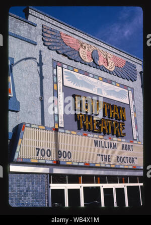 Egyptian Theatre, Delta, Colorado Stockfoto