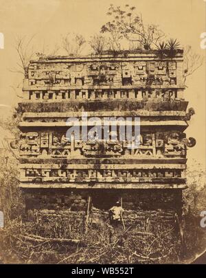 Désiré Charnay (Französisch - Chichén-Itz á-rechten Flügel des Palastes der Nonne Stockfoto