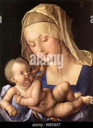 Dürer, Albrecht, Maria mit Kind (Madonna mit der Birnenschnitte) - 1512. Stockfoto