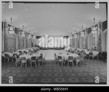 Essex House, Kolonnaden. Abstract / Medium: Gottscho-Schleisner Sammlung Stockfoto