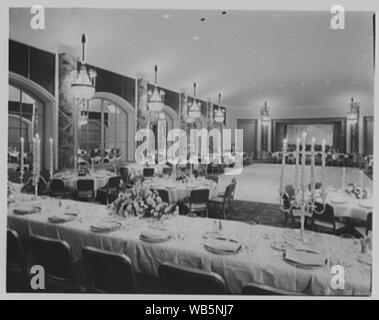 Essex House, Kolonnaden. Abstract / Medium: Gottscho-Schleisner Sammlung Stockfoto