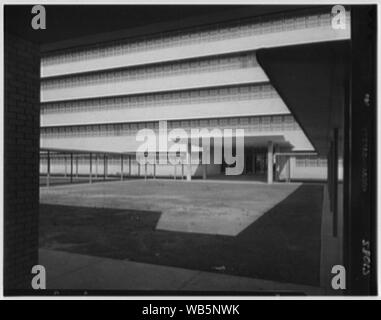 Esso Gebäude, Baton Rouge, Louisiana. Abstract / Medium: Gottscho-Schleisner Sammlung Stockfoto