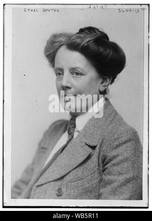 Englische Komponist und Frauenrechtlerin Ethel Smyth (1858-1944) Stockfoto