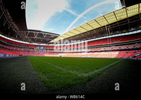 24. August 2019, Wembley Stadion, London, England; 2019 Coral das Endspiel um den Challenge Cup; St Helens vs Warrington Wölfe; Quelle: Richard Long/News Bilder Stockfoto