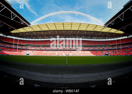 24. August 2019, Wembley Stadion, London, England; 2019 Coral das Endspiel um den Challenge Cup; St Helens vs Warrington Wölfe; Quelle: Richard Long/News Bilder Stockfoto