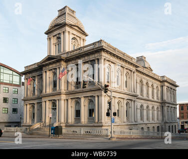 Exterieur. Us Custom House, Portland, Maine Stockfoto