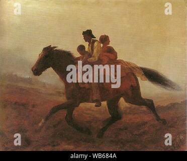 Eastman Johnson - eine Fahrt für Freiheit - Der flüchtige Sklaven - Ejb-Abb. 74 - PG 137. Stockfoto