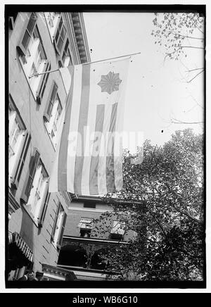 Fahnen. Flagge Uruguay Abstract / Medium: 1 Negativ: Glas; 5 x 7 in. oder kleiner Stockfoto