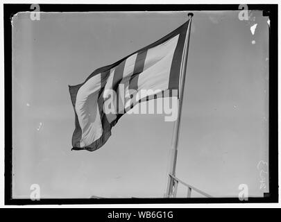 Flaggen Abstract / Medium: 1 Negativ: Glas; 5 x 7 in. oder kleiner Stockfoto