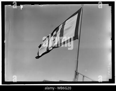 Flaggen Abstract / Medium: 1 Negativ: Glas; 5 x 7 in. oder kleiner Stockfoto