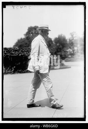 FLETCHER, DUNCAN UPSHAW. SENATOR ROM-FLORIDA, 1909-1936 Abstract / Medium: 1 Negativ: Glas; 5 x 7 in. oder kleiner Stockfoto