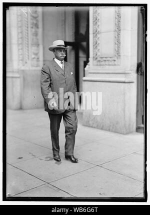 FLETCHER, DUNCAN UPSHAW. SENATOR ROM-FLORIDA, 1909-1936 Abstract / Medium: 1 Negativ: Glas; 5 x 7 in. oder kleiner Stockfoto