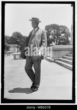 FLETCHER, DUNCAN UPSHAW, SENATOR ROM-FLORIDA, 1909-1936 Abstract / Medium: 1 Negativ: Glas; 5 x 7 in. oder kleiner Stockfoto