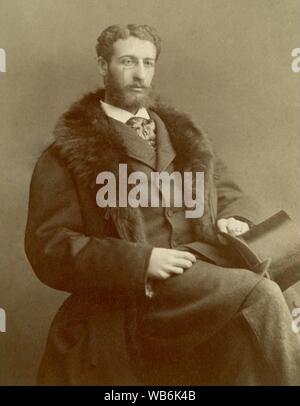 Edmond James de Rothschild (1845-1934). Stockfoto