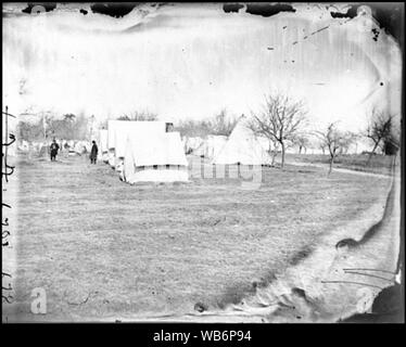 Falmouth, Va., Nähe. Ballon camp Abstract: Ausgewählte Bürgerkrieg Fotografien, 1861-1865 Stockfoto