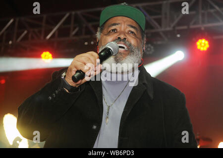 Rio de Janeiro, Brasilien, 30. Juni 2018. Sänger und Komponist Jorge Aragão, während einer Show im Maracana-Stadion in Rio de Janeiro Stockfoto