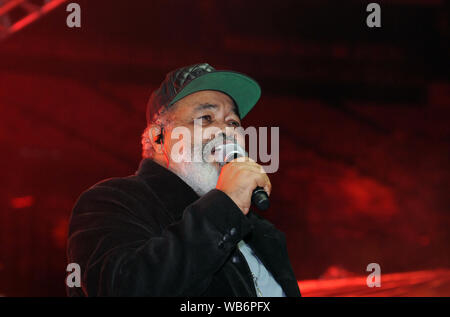 Rio de Janeiro, Brasilien, 30. Juni 2018. Sänger und Komponist Jorge Aragão, während einer Show im Maracana-Stadion in Rio de Janeiro Stockfoto