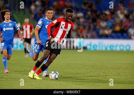 Athletic Club de Bilbao Inaki Williams in Aktion während der spanischen La Liga Match zwischen Getafe CF und Athletic Club de Bilbao bei Coliseum Alfonso Perez Getafe. (Final Score: Getafe CF 1:1 Athletic Club de Bilbao) Stockfoto