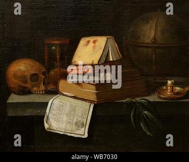 Edwaert Collier - Vanitas Still Life Stockfoto