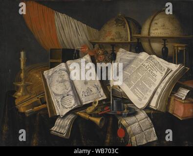 EDWAERT COLLIER VANITAS STILL LIFE. Stockfoto