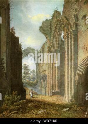 Edward Dayes - Furness Abbey, Lancashire. Stockfoto