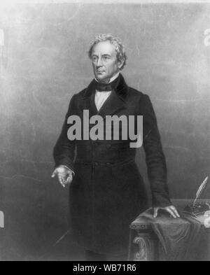 Edward Everett, 1794-1865, drei-viertel länge Portrait, stehend, nach links. Stockfoto