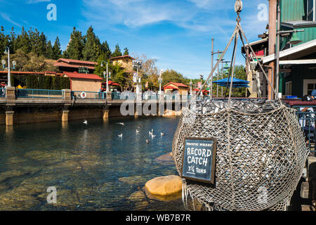 Kalifornien, Amerika, 6. März, 2018. Schüsse der Disney California Adventure Park, ist ein Themenpark in Anaheim. Es ist im Besitz und wird betrieben von T Stockfoto