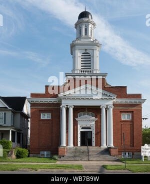 Erste Gemeinde der Vereinigten Kirche Christi in Huntington, West Virginia Stockfoto