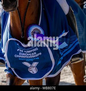 Rotterdam. Niederlande. 23. August 2019. Team Finale. Springen. Longines FEI Europameisterschaften. Kredit Elli Birke/SIP-Foto Agentur/Alamy leben Nachrichten. Stockfoto