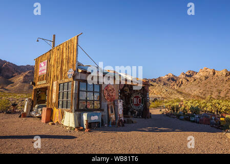 Nelson Geisterstadt in der El Dorado Canyon in der Nähe von Las Vegas, Nevada, gelegen Stockfoto