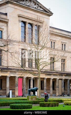 Stadtbild in der Neuen Neue Museum auf der Museumsinsel im Deutschen Zentrum in Berlin, in Deutschland, in Europa. Stockfoto