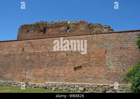 Ruinen von Thorn Burg erbaut im Jahr 1260 durch den Deutschen Orden - Polen. Stockfoto